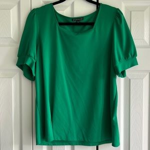 Green blouse